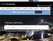 Tablet Screenshot of barriewardrobe.co.uk